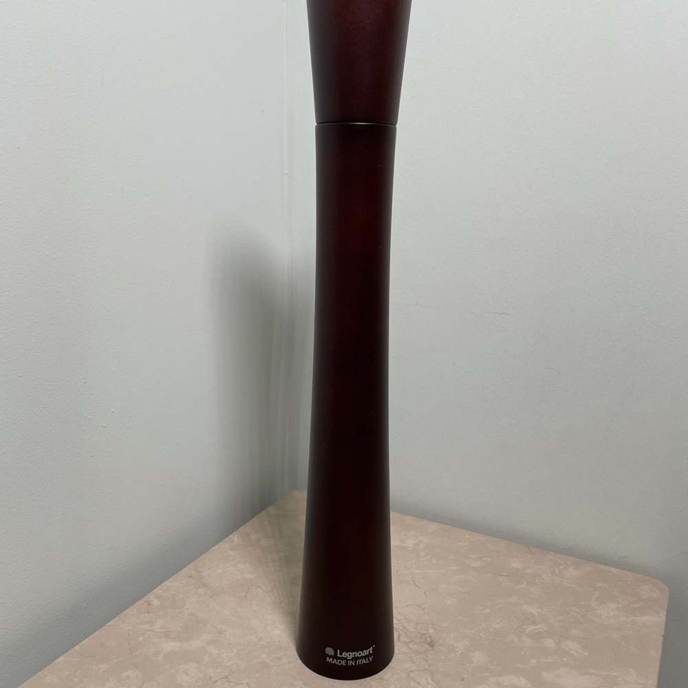Sold✅ leonard Salt or Pepper Mill/Grinder, 20" Tall MADE IN ITALY✨